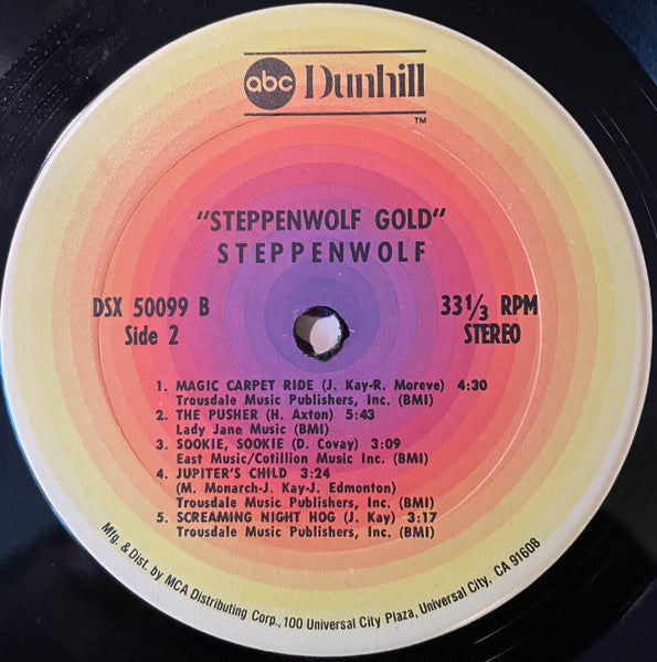 Steppenwolf : Steppenwolf Gold (Their Great Hits) (LP, Comp)