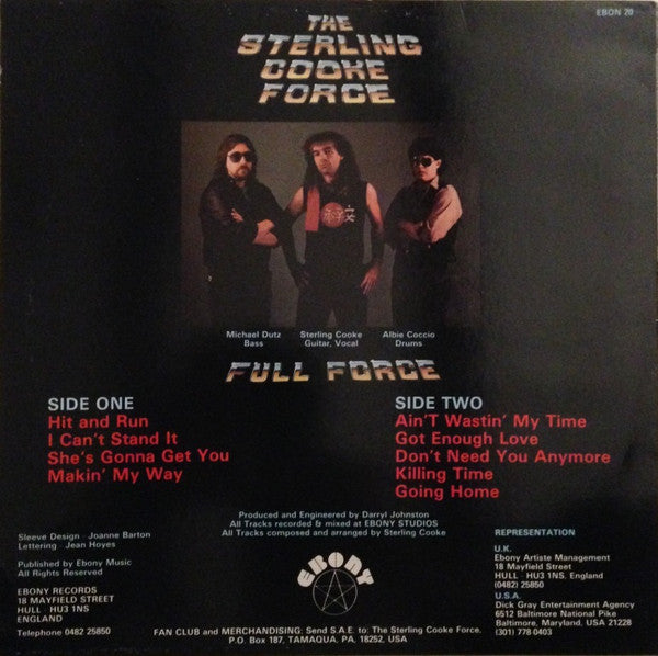The Sterling Cooke Force : Full Force (LP, Album)