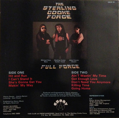 The Sterling Cooke Force : Full Force (LP, Album)