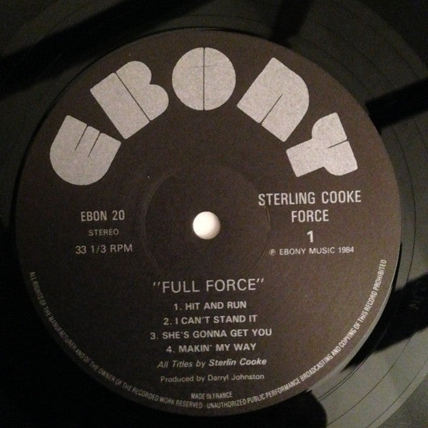 The Sterling Cooke Force : Full Force (LP, Album)