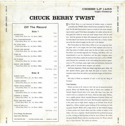 Chuck Berry : Twist (LP, Comp, Mono)