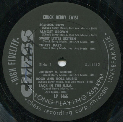 Chuck Berry : Twist (LP, Comp, Mono)