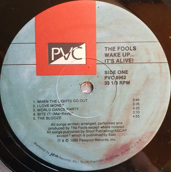 The Fools : Wake Up...It's Alive !!! (LP)