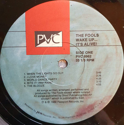 The Fools : Wake Up...It's Alive !!! (LP)