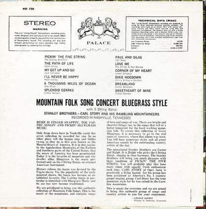 Various : Mountain Folk Song Concert (LP, Comp)