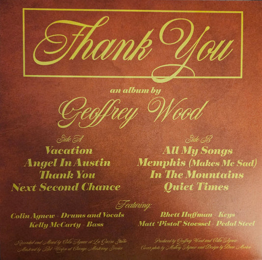 Geoffrey Wood : Thank You (LP, Album, Ltd, Haz)