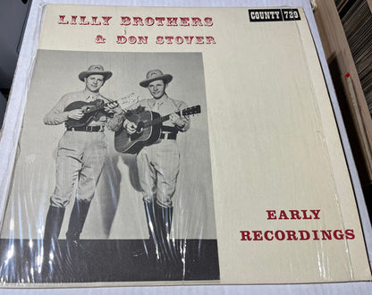 Lilly Brothers & Don Stover : Early Recordings (LP, RE)
