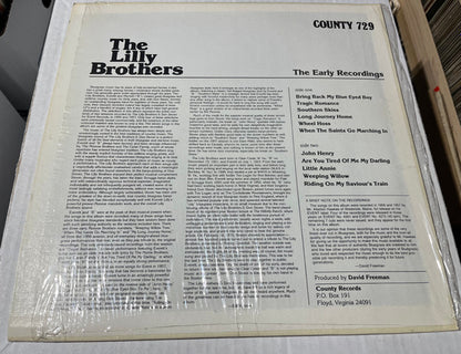 Lilly Brothers & Don Stover : Early Recordings (LP, RE)