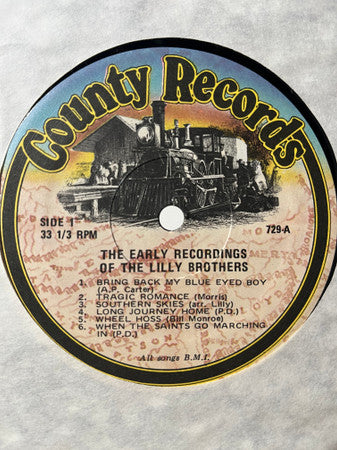 Lilly Brothers & Don Stover : Early Recordings (LP, RE)