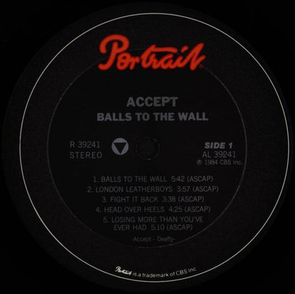 Accept : Balls To The Wall (LP, Album, Pit)