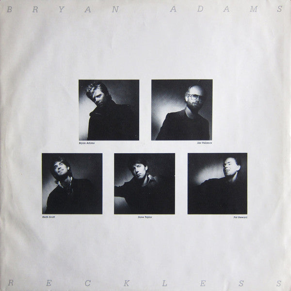 Bryan Adams : Reckless (LP, Album, Club, RCA)