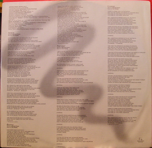 Michael Peace : Rappin' Bold (LP, Album)