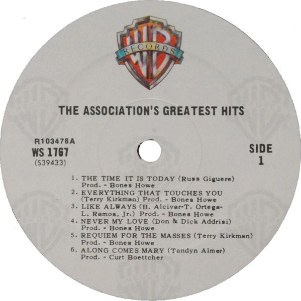 The Association (2) : Greatest Hits! (LP, Comp, Club, RE, RCA)