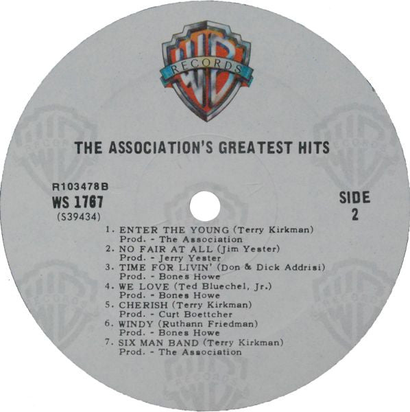 The Association (2) : Greatest Hits! (LP, Comp, Club, RE, RCA)