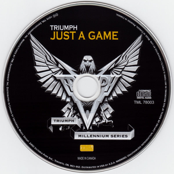 Triumph (2) : Just A Game (CD, Album, RE, RM)