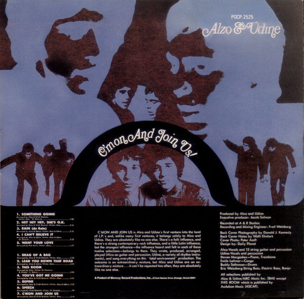 Alzo & Udine : C'mon And Join Us! (LP, Album)
