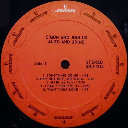 Alzo & Udine : C'mon And Join Us! (LP, Album)
