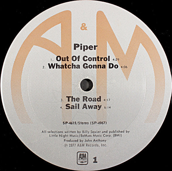 Piper (7) : Piper (LP, Album)