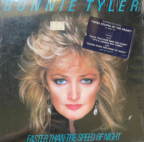 Bonnie Tyler : Faster Than The Speed Of Night (LP, Album, Pit)