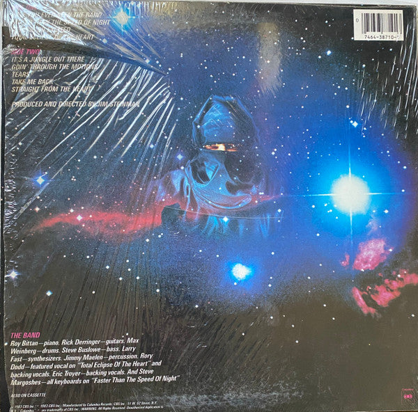 Bonnie Tyler : Faster Than The Speed Of Night (LP, Album, Pit)