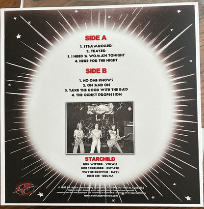 Starchild (24) : Steamroller (LP, Album, Ltd, Num, Whi)