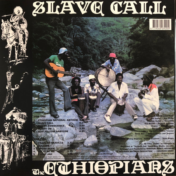 The Ethiopians : Slave Call (LP, Album, Ltd, Num, RE, Ora)