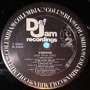 Various : Less Than Zero (LP, Comp)