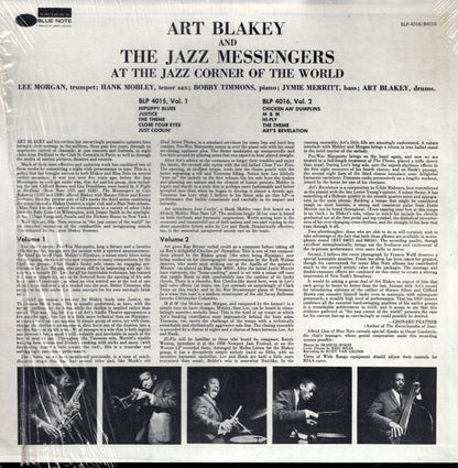 Art Blakey & The Jazz Messengers : At The Jazz Corner Of The World Vol. 2 (LP, Album, RE)