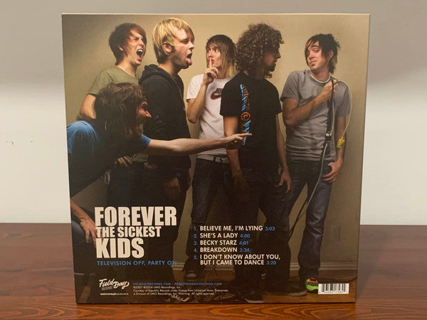 Forever The Sickest Kids : Television Off, Party On (LP, S/Sided, EP, Etch, Blu)