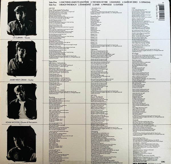 The Fixx : Reach The Beach (LP, Album, Club, CRC)