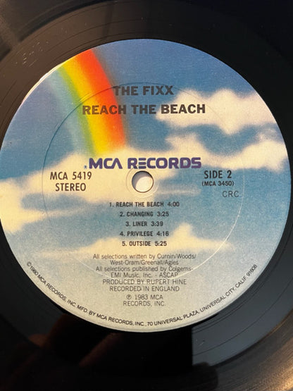 The Fixx : Reach The Beach (LP, Album, Club, CRC)