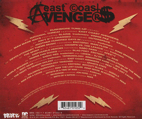 DC The Midi Alien : East Coast Avengers Present Avengers Airwaves (CD, Album)