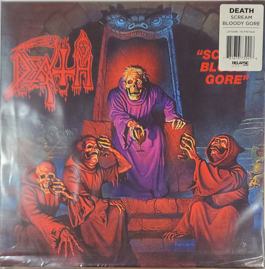 Death (2) : Scream Bloody Gore (LP, Album, RE, RP)