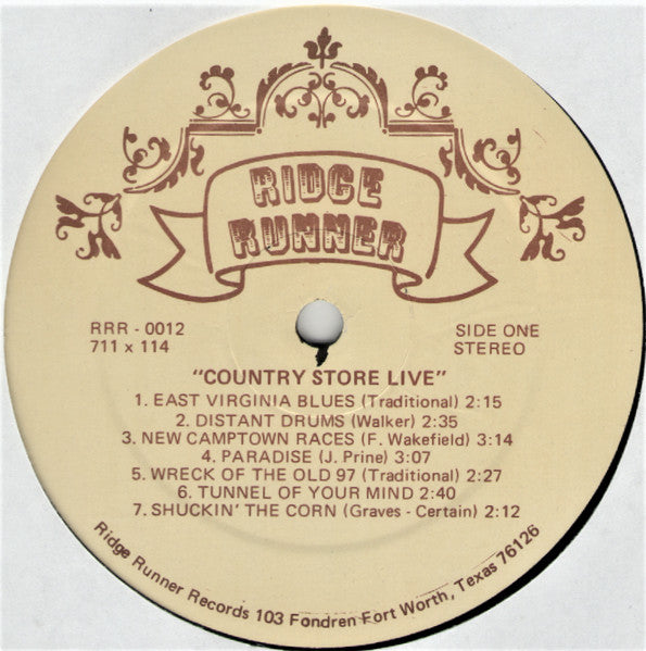 Country Store : Country Store Live ! (LP, Album)