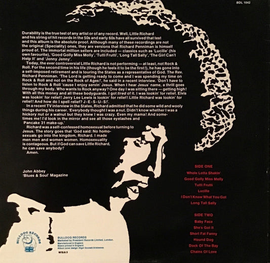 Little Richard : Whole Lotta Shakin' (LP, Comp)