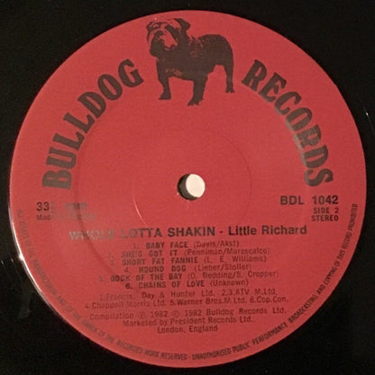 Little Richard : Whole Lotta Shakin' (LP, Comp)