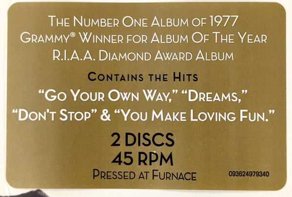 Fleetwood Mac : Rumours (2x12", Album, RE, RP, 180)