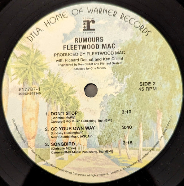 Fleetwood Mac : Rumours (2x12", Album, RE, RP, 180)