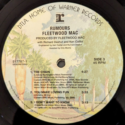 Fleetwood Mac : Rumours (2x12", Album, RE, RP, 180)