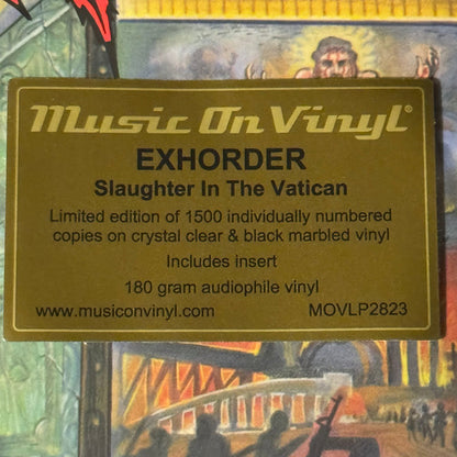 Exhorder : Slaughter In The Vatican (LP, Album, Ltd, Num, RE, Cry)