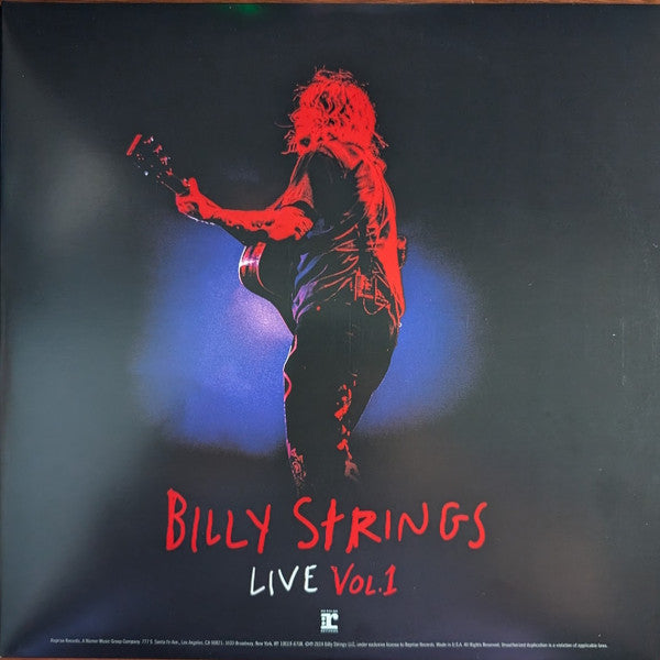 Billy Strings : Live Vol. 1 (2xLP, Album, Ltd, Blu)