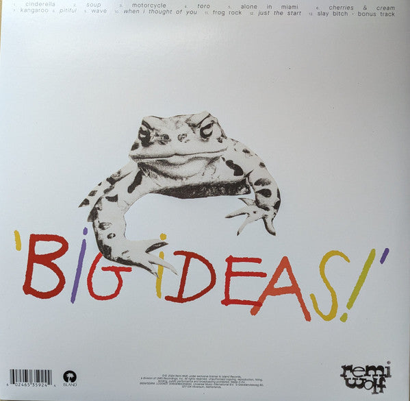 Remi Wolf : Big Ideas (LP, Album, Ltd, Bab)