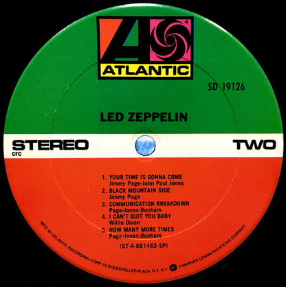 Led Zeppelin : Led Zeppelin (LP, Album, Club, RE, Col)