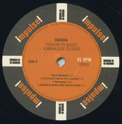 Shabaka Hutchings : Perceive Its Beauty, Acknowledge Its Grace (2xLP, Album, Club, Ltd, Num, 180)