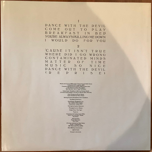 UB40 : UB40 (LP, Club, BMG)