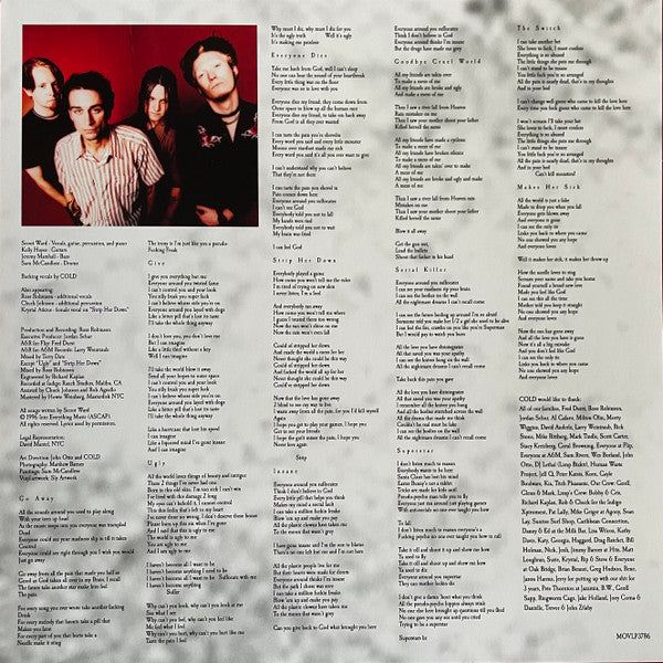 Cold (4) : Cold (LP, Album, Ltd)