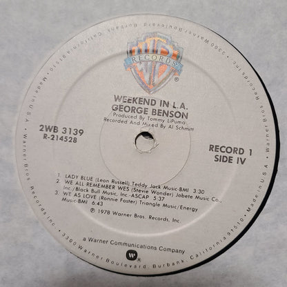George Benson : Weekend In L.A. (2xLP, Album, Club, Gat)