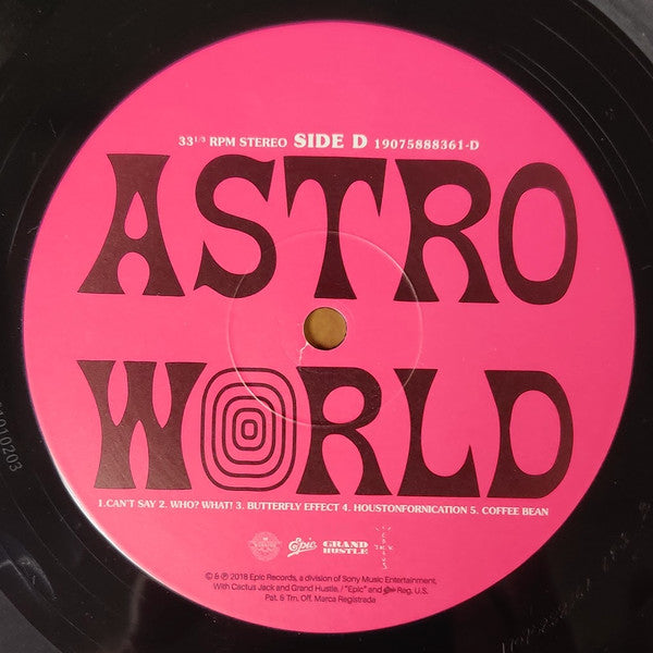 Travis Scott (2) : Astroworld (2xLP, Album)
