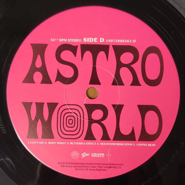 Travis Scott (2) : Astroworld (2xLP, Album, RE)