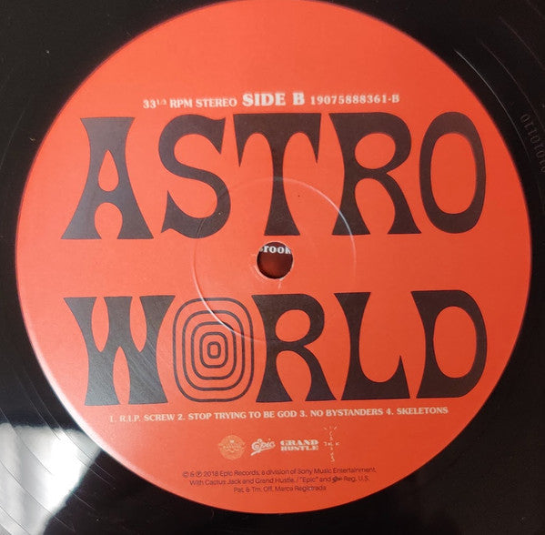 Travis Scott (2) : Astroworld (2xLP, Album, RE)